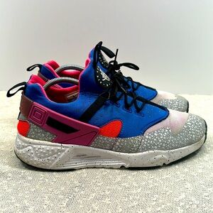 NIKE Air Huarache Utility Premium Safari Sneakers Shoes Men's 10.5